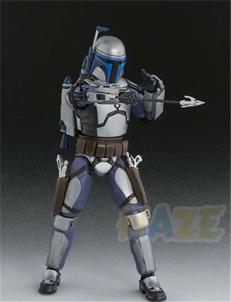 Star Wars Jango Fett Bounty Hunter PVC Figure Toys in Box 15cm