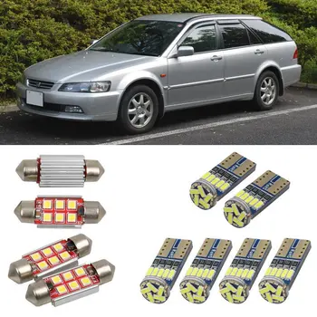 

Interior led Car lights For Honda accord 6 aerodeck cf estate ck cg ch cf8 sedan bulbs for cars License Plate Light 6pc