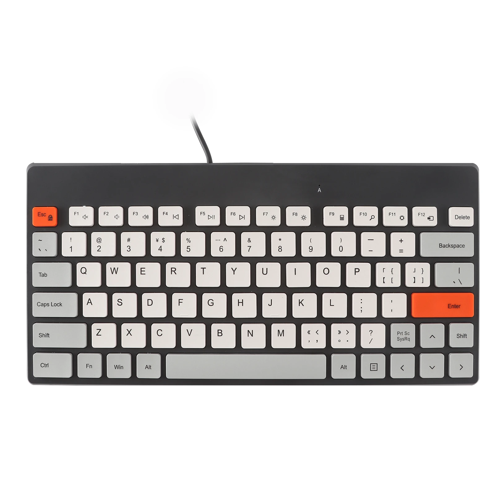 

Mini Wired Keyboard Protable Silent Button Computer Gamer Keyboard Ergonomic Design 79 keys Keyboard For Laptop Office Girl Gift