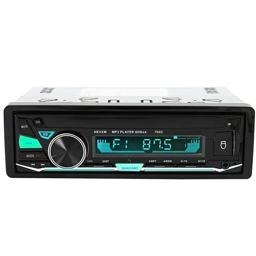 NO.1 12 В автомобильный аудио MP3 Bluetooth плеер Музыкальный плеер хост fm-радио съемная рамка Автомобильные аксессуары - Формат цифровых медиаданных: NO.1