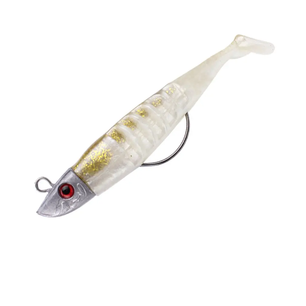 

Soft Fishing Lures Lead Head Artificial Lifelike Bait With Hooks Vivid Fishing Bait Outdoor Fishing Tackle