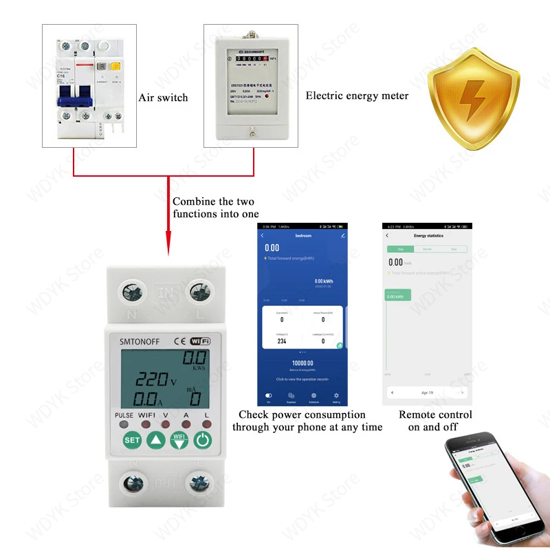 Tuya ȶ Ȱ wifi ȶ    kWh   ȣڸ    alexa ȶ  Ѵ