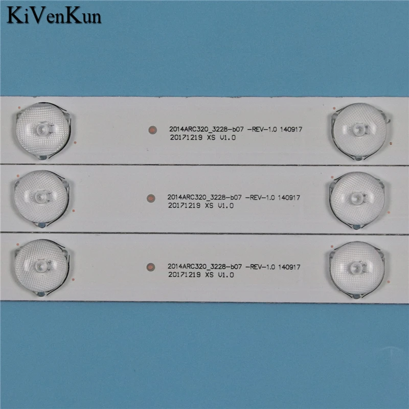 624mm LED 백라이트 스트립, TV 바 밴드 NTA606, 눈금자에 대 한, 3PCS, TV 바 밴드, NTA606, mm