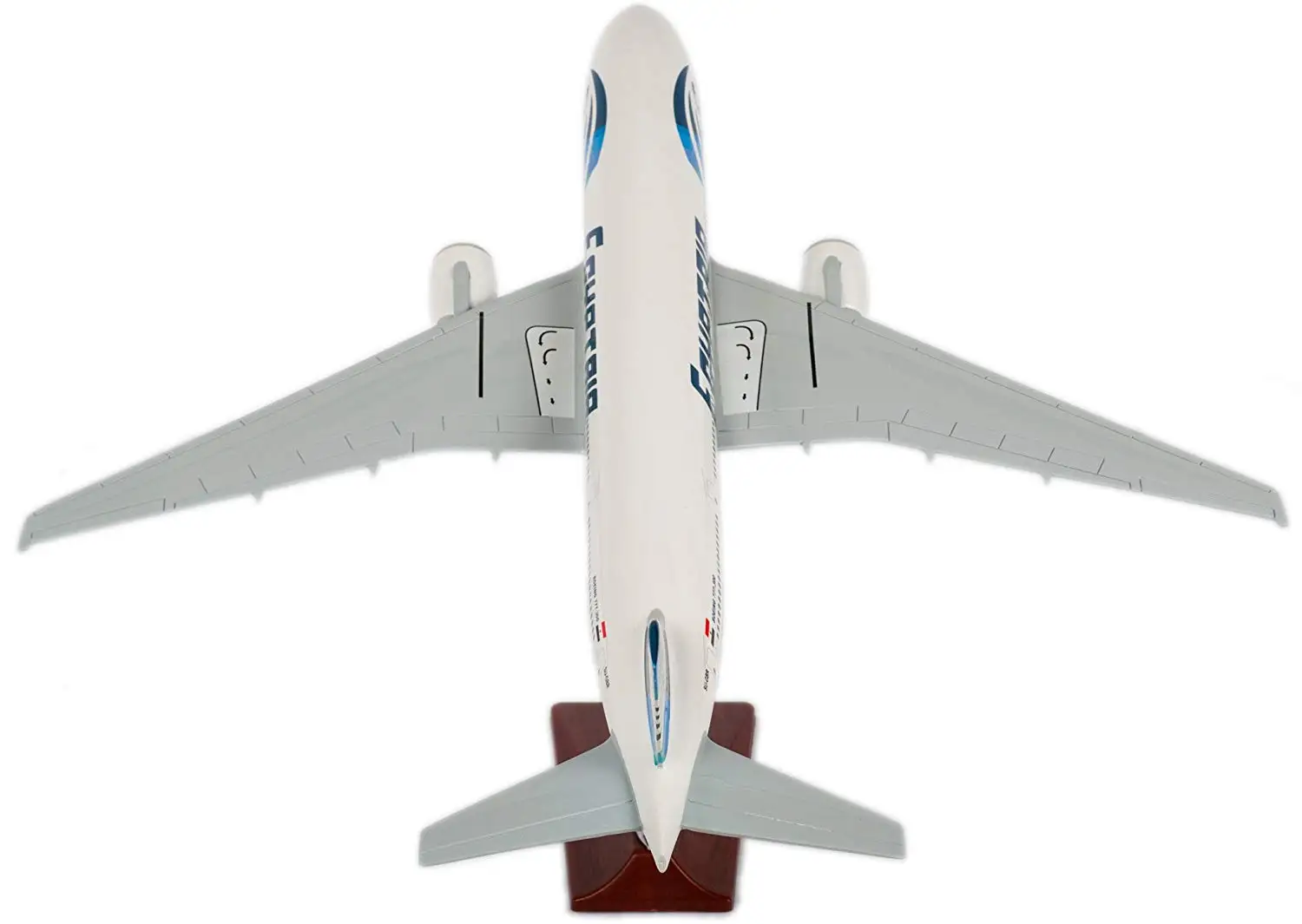 Династия Тан(TM) 47 см Boeing B777 EgyptAir Harz Flugzeugmodell Flugzeug Spielzeug Flugzeugmodell