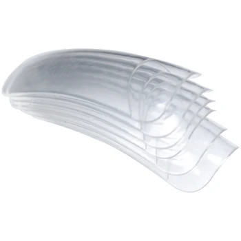 

500pcs Clear UV Gel French Acrylic False Nail Art Salon Extra long Transparent Total 10 sizes, each size 50 Piece