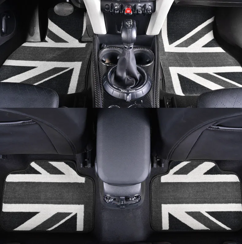 Коврики для Mini Cooper F55 5 дверей, автомобильные коврики, передние и задние коврики