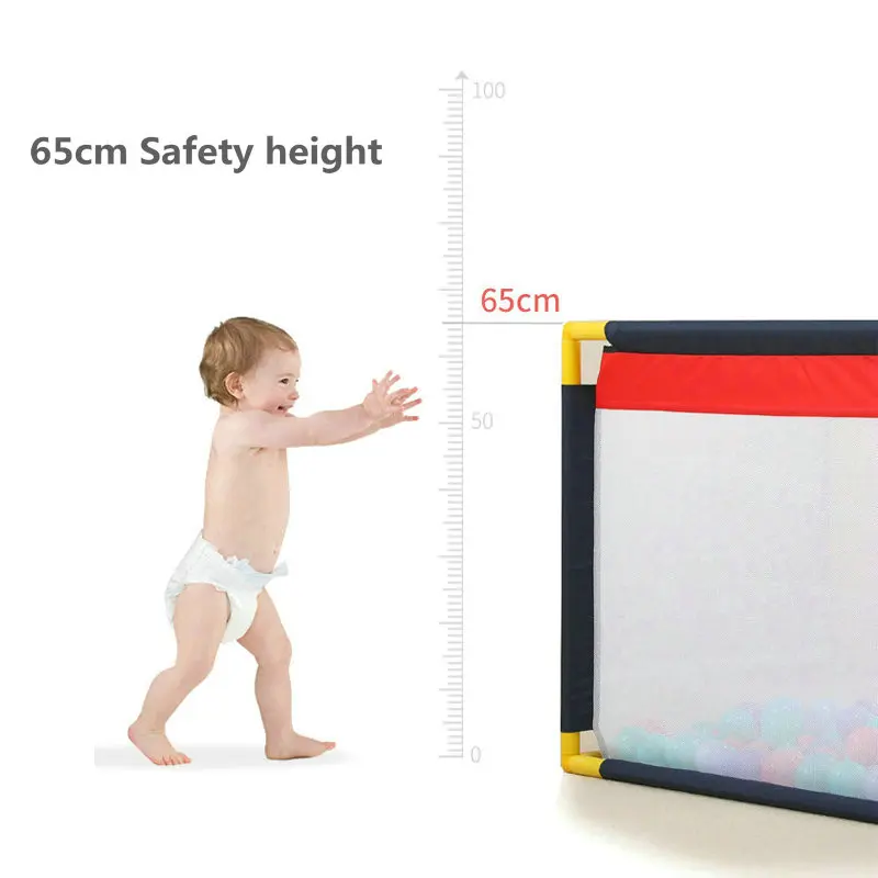 Portable Baby Pool Kids Playpen Folding Baby Fence Children Oxford Cloth Foldable Pool Balls Child Bed Fence