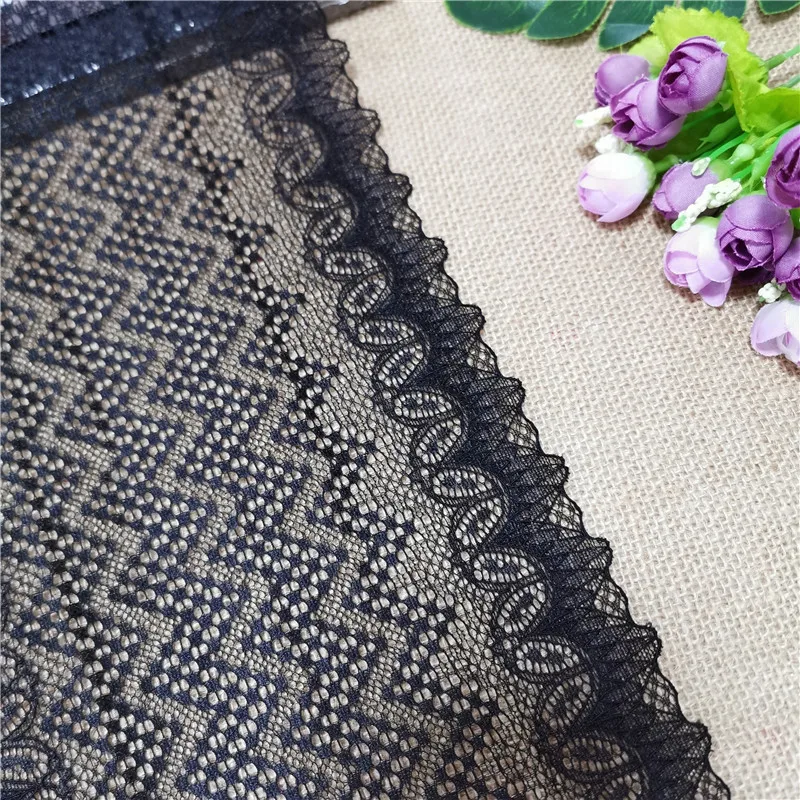 19CM Elastic Lace Fabric lace ribbon lace fabric lace sewing accessories lace sewing supplies lace accessories lace garment accessories clothing accessories clothing craft accessories For wedding decoration