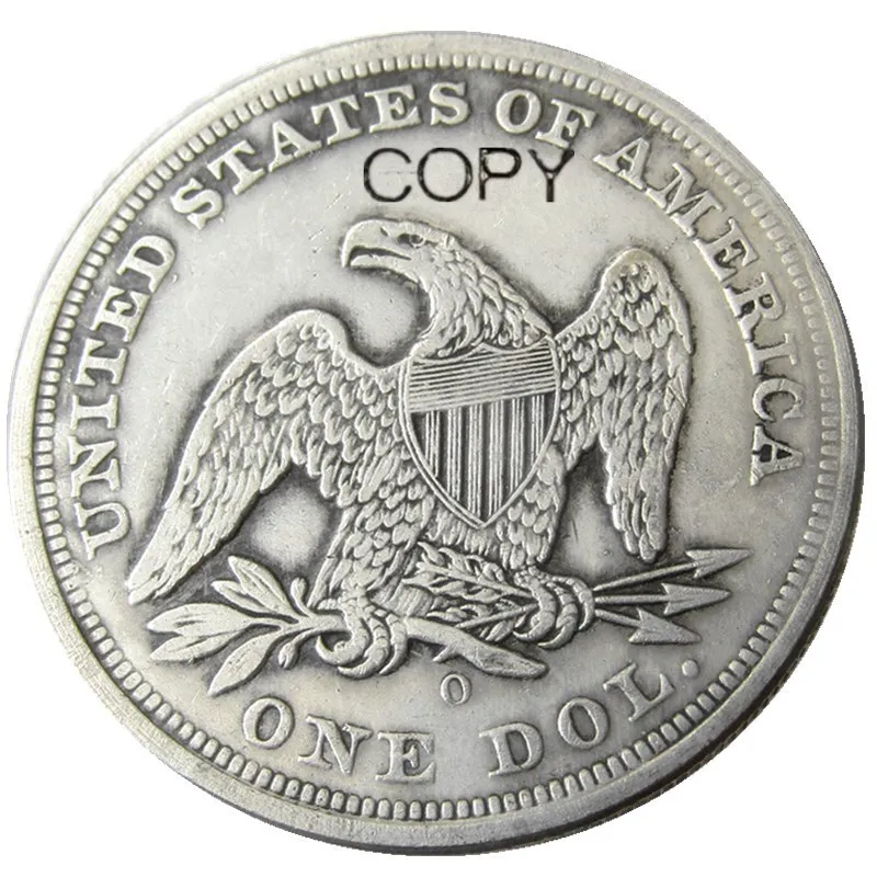 1846-O сидящий Liberty Dollar посеребренные копии монет