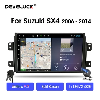 

Android 9.0 2Din Car Radio For Suzuki SX4 2006-2014 Stereo GPS Navigation Multimedia Video Player 4G Net 2GB+32GB with Frame