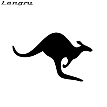 

Langru 14*8.5CM Sca Art Kangaroo Wallaby Car Vinyl Sticker Decal Animal Decals Accessories Jdm