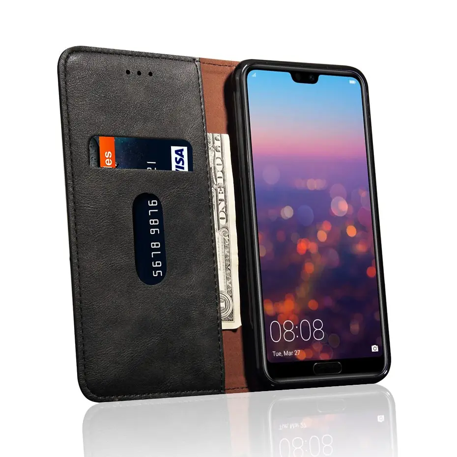 Винтажный элегантный флип-чехол-кошелек для huawei mate 20 Pro Lite из искусственной кожи Магнитный флип-чехол s для huawei P20 P30 Lite Pro Чехол
