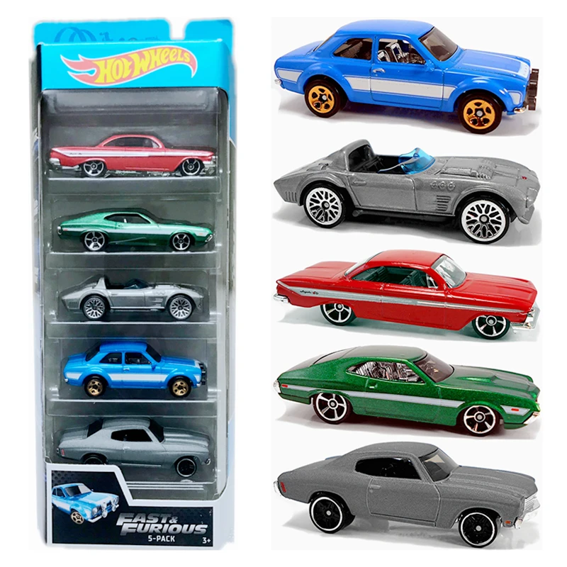 Оригинальный 5 шт./упак. Хот Вилс автомобиль игрушка 1:64 модель автомобиля Hotwheels