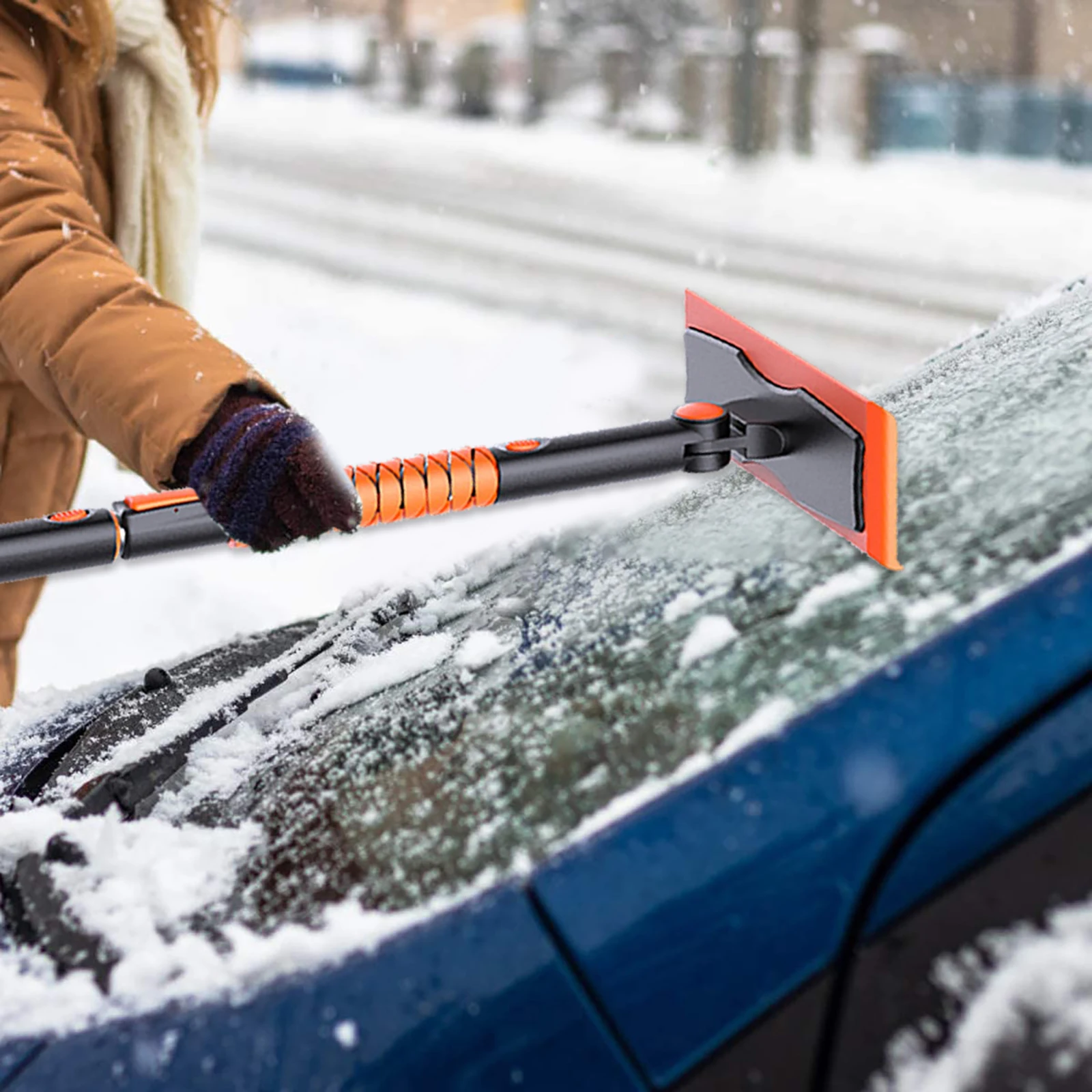 Portable Magic Ice Shovel Windshield Snow Scraper Vehicle Car Cleaning Tool 