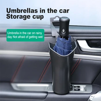 

Car Umbrella Storage Waterproof Car Storage Fixture Creative Multifunctional Umbrella Storage Bucket Car Accessories