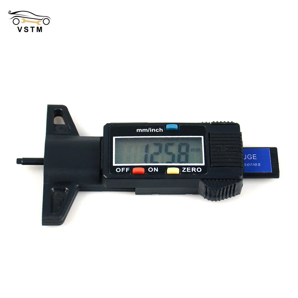 Digital Tire Tread Depth Gauge Meter Measurer for Cars Trucks and SUV 0-25.4mm In Stock ping tire tread gauge