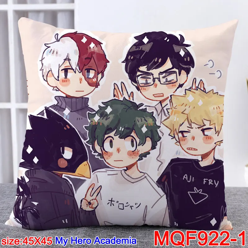 45X45 см Аниме Boku no Hero Academy наволочки Мой герой Academy Dakimakura Чехол 3D двухсторонний принт наволочка Настройка M1