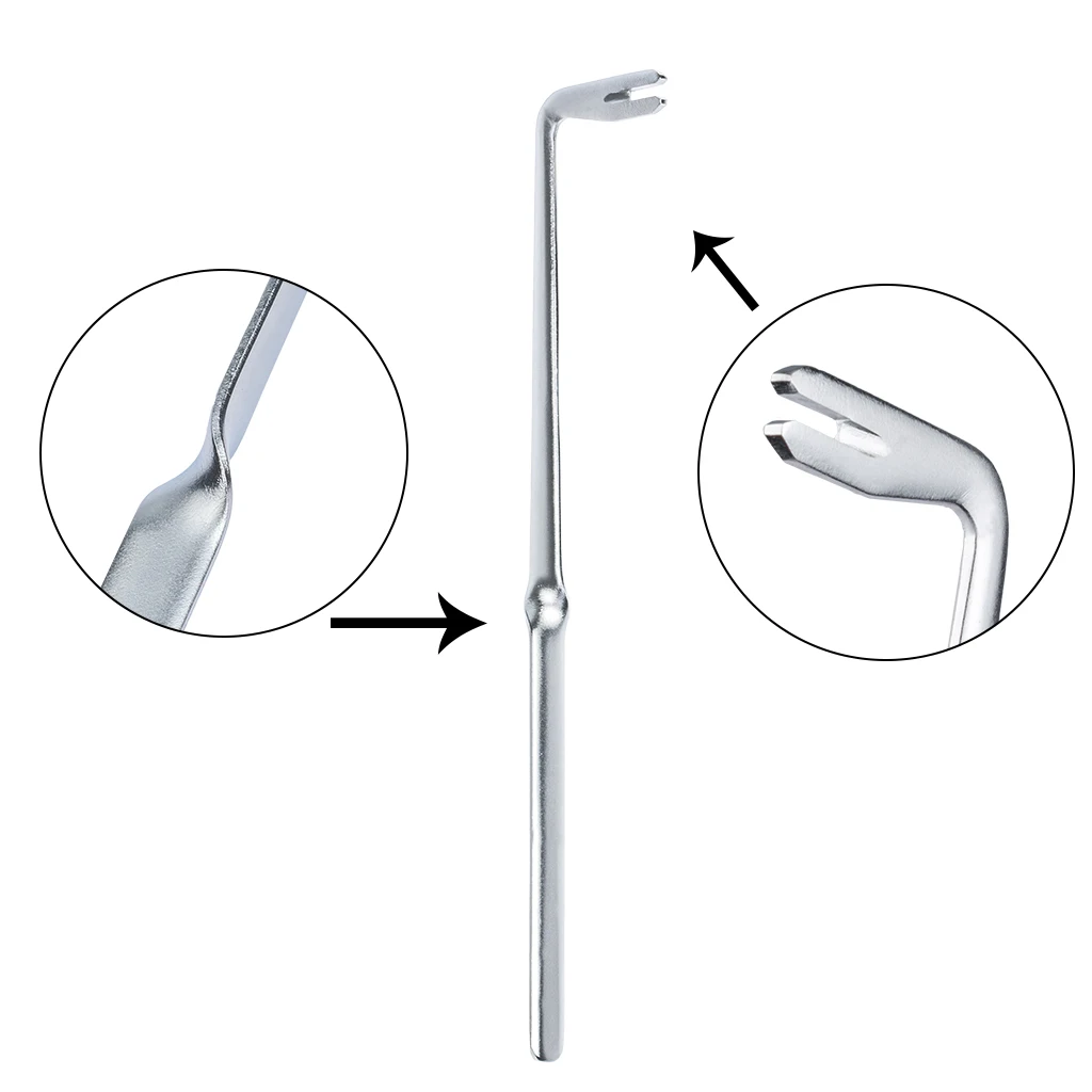 1Pc Professional Silver Metal Music Piano Tool Of Spoon Bender Wrench Action Repair Adjust Parts