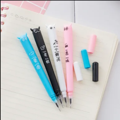 Creative Cute Kawaii Cartoon Cat Ball Pen Best Gift for Children Stationery Signature Ballpoint Pen School Suppliers