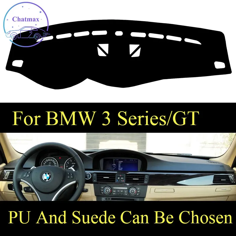 

Customize For BMW 3 Series/GT 2005-2020 E90 Dashboard Console Cover PU Leather Suede Protector Sunshield Pad