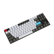 Customized 87 ANSI Keyset OEM Profile Thick PBT Keycaps Suitable For Cherry MX Switches Mechanical Gaming Keyboard Laser carving