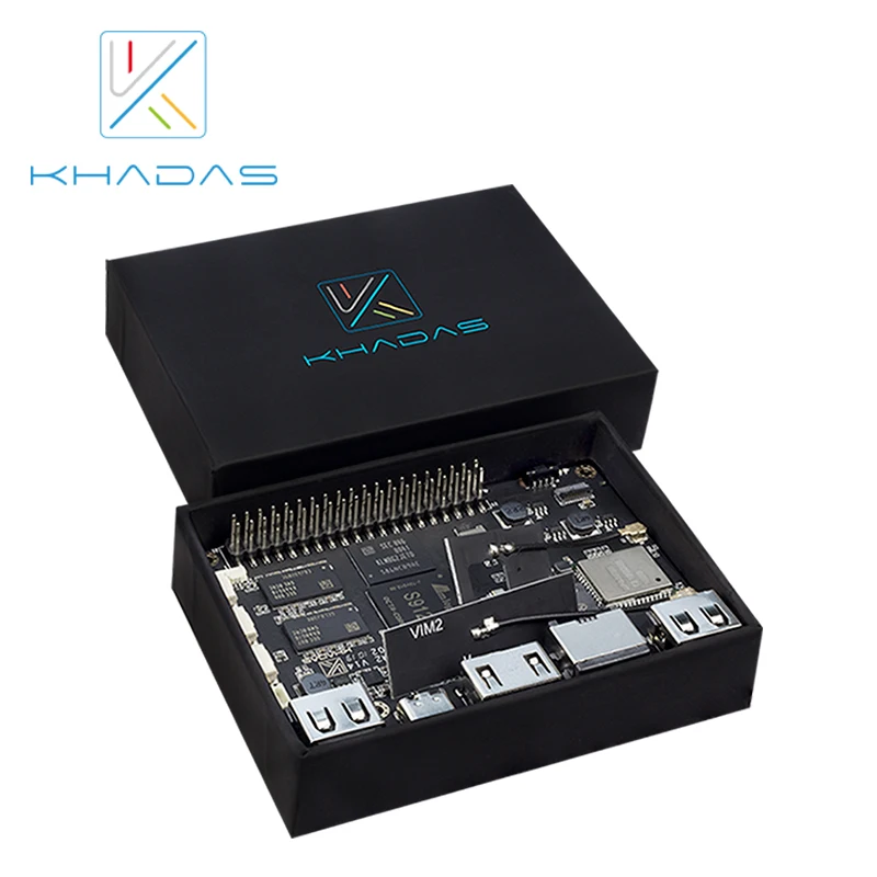 Khadas VIM2 Basic SBC с 1,5 ГГц 64 бит Восьмиядерный ARM Cortex-A53 750 МГц ARM Mali-T820MP3 GPU