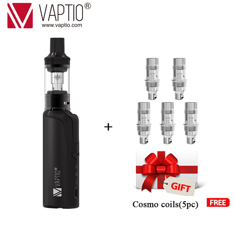  1Vaptio COSMO Electronic Cigarettes Best Kit with1500mAh Battery&2ml Atomizer Hookah Vaporizer 30W 