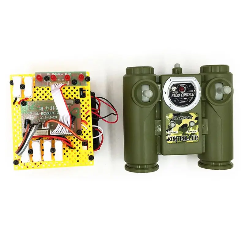 

2.4G 30 Meter 6CH Remote Control and Receiver Board 12v for Robot Tank Car 634F