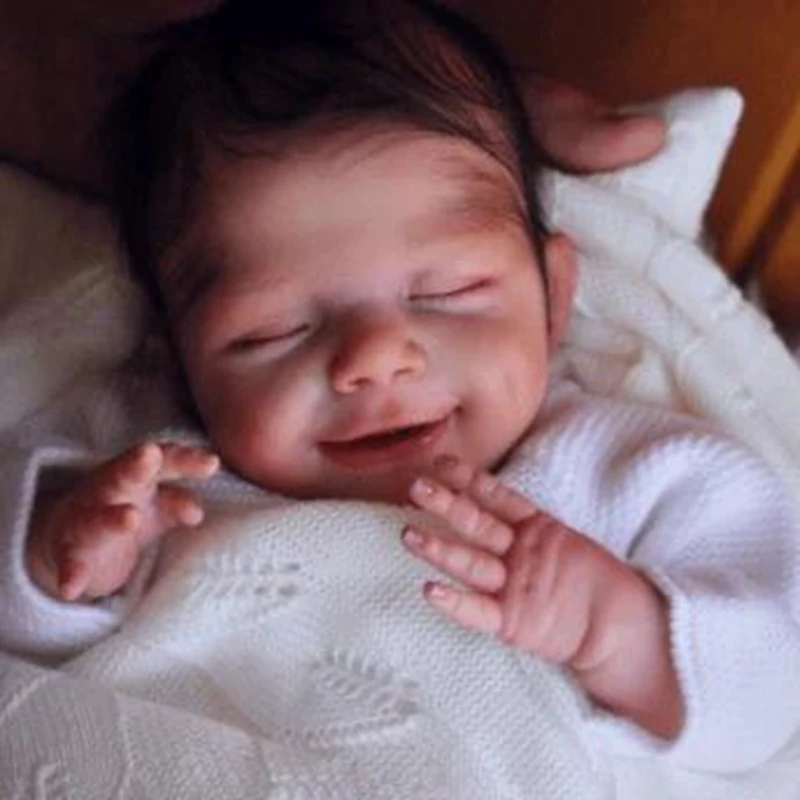 17 дюймов реалистичные reborn baby doll девушка сопровождать играть девочка игрушка