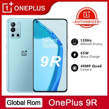 2021 Global Rom OnePlus 9R 5G Smartphone 9 R Snapdragon 870 8GB 128GB 6.55'' 120Hz AMOLED Screen 65W Warp Mobile Phone