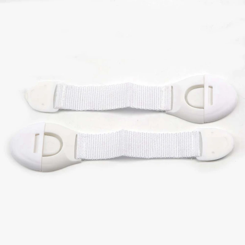 10Pcs Baby Safety Lock Drawer&Toilet Lock Multi-function Cloth Belt Safety Kids Baby Safe Care Protection Products