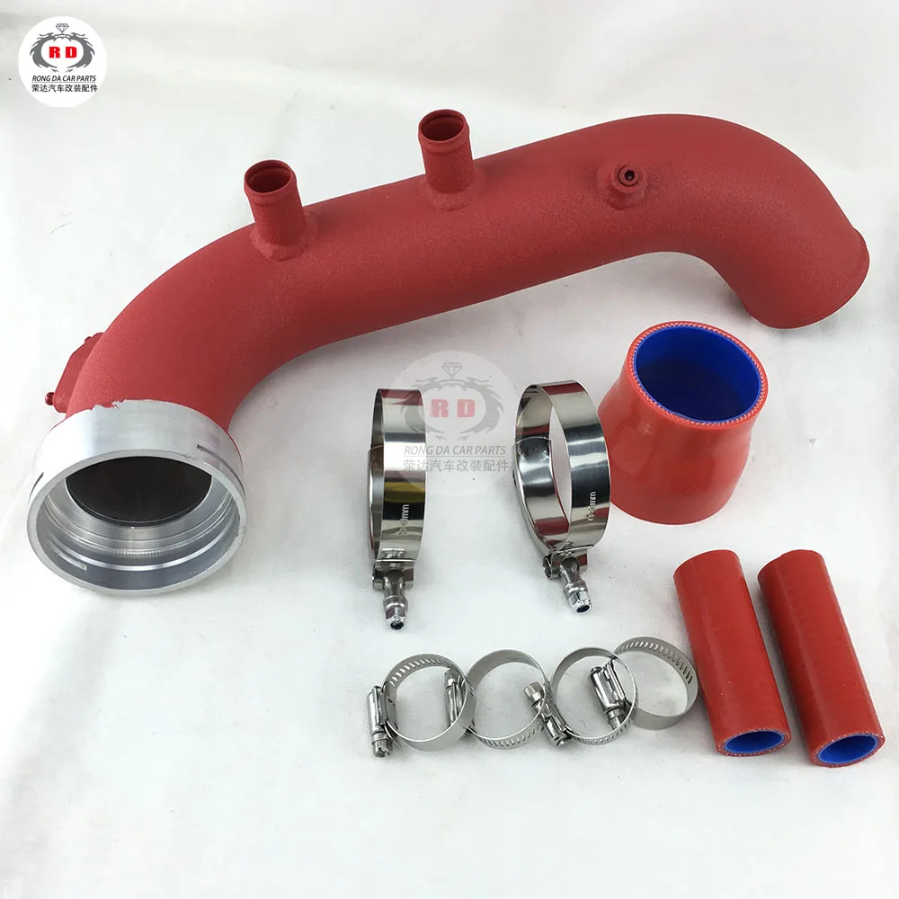 IntakeTurbo Charge Pipe Cooling Kit For BMW N54 Red