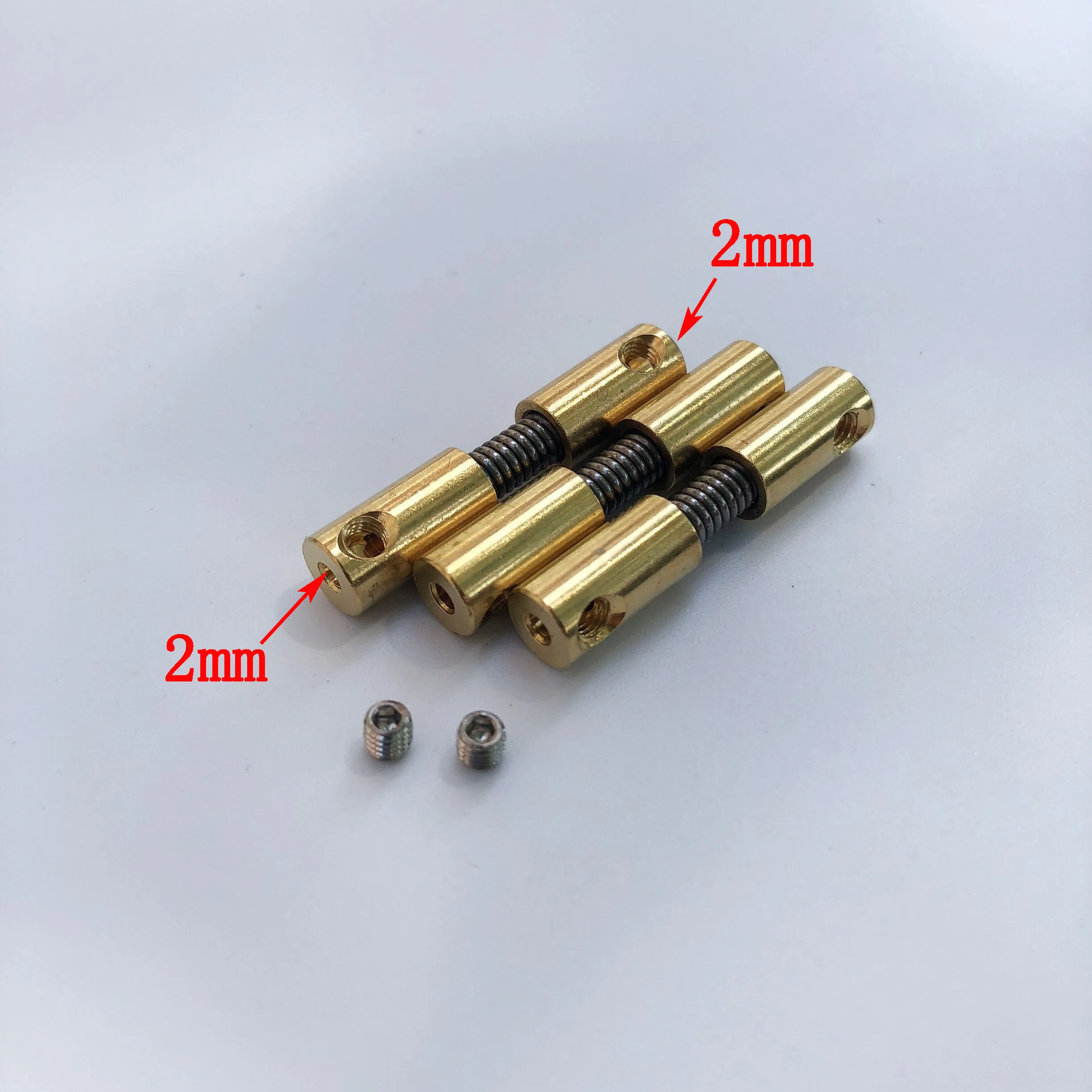 Produktbild von 5PCS 2mm RC Boot Gelenkwelle Kupplung 2 Abschnitt Gelenkkupplung Stecker Rc Boot Teile Fuer Rc Auto Boot 4618410061