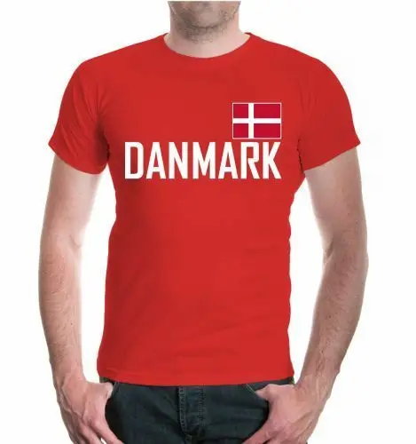 Мужская футболка унисекс с коротким рукавом, датский Danmark, флаг, путешествия, отдых, путешествия