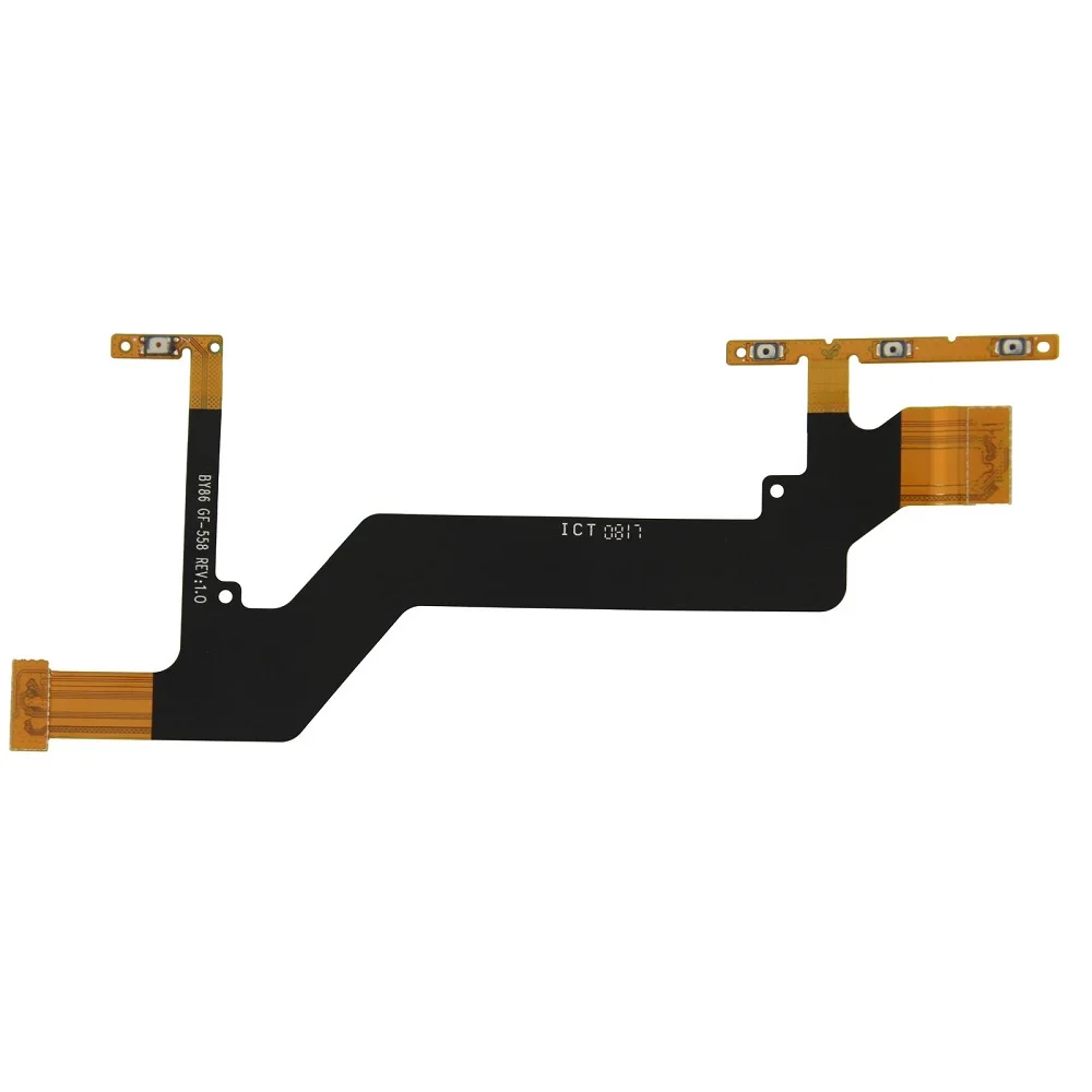 Per Sony Xperia Xa F3111/Xa1 G3121/Xa1 Ultra G3226/Xa2 H3113/Xa2 Ultra H3213 Pulsanti Tasto Di Alimentazione E Volume Cavo Flessibile