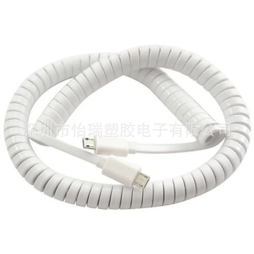3 м USB 2,0 весной спиральным кабелем Micro 5pin кабель-переходник «папа»-Micro 5pin/мини USB/USB A входящий Штекер кабель для зарядки и передачи данных