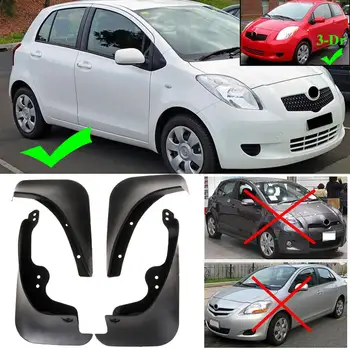 

Mud flaps Splash Guards Mudguards Dirty Traps Fender Flares FOR TOYOTA YARIS/VITZ HATCHBACK 2005~2011 HATCH VITZ