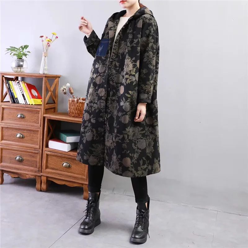 Max LuLu Korean Fashion Luxury Streetwear Ladies Long Parka Womens Vintage Denim Winter Jackets Thicken Warm Coats Windbreakers