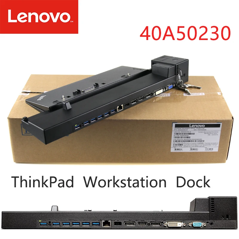 Док станция для ноутбуков ThinkPad P70/P71/P50/P51/40A5 док 40A50230US/40A50230EU/40A50230UK/40A50230AU