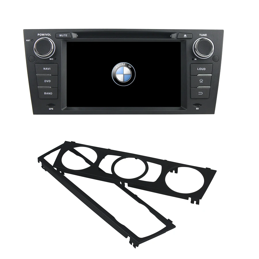Автомобильный мультимедийный GPS навигатор PX6 на Android 9 0 для BMW E90 E91 E92 E93 2005