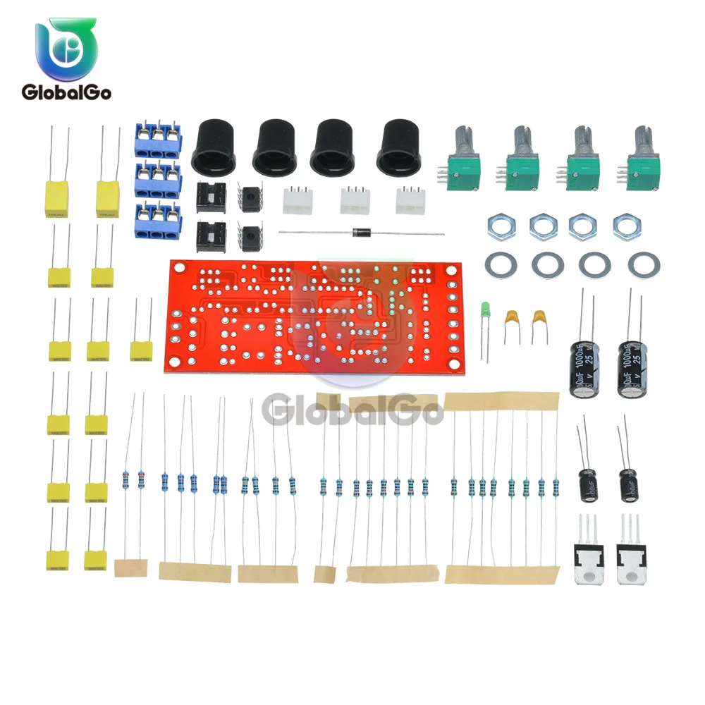 Volume control Parts NE5532 стерео Предварительный усилитель предусилитель тон плата аудио 4 усилитель каналов модуль 4CH регулятор громкости схема телефонного предусилителя - Цвет: Volume control Parts