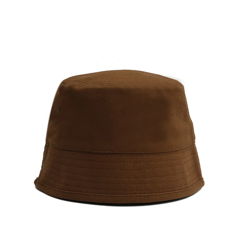 coffee Корейский Досуг Tide Hat леди японский чистый цвет Плавательная шапочка складной лето, защита от солнца Рыбацкая шляпа - Цвет: coffee
