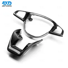 Для Mercedes-Benz GLA45 A45 CLA45 W213 CLS63 C63 W176 E63 W117 AMG W205 руль из углерода, нашивка «штурвал» накладка замена