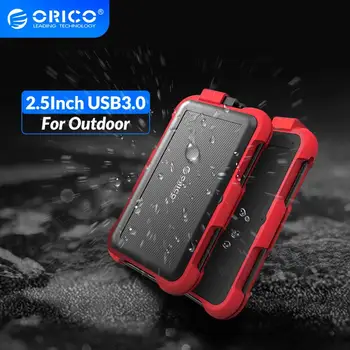 

ORICO 2.5 inch HDD Enclosure Outdoor Waterproof Shockproof and Dustproof Hard Disk Box SATA 3.0 to USB HDD&SSD Case for Samsung