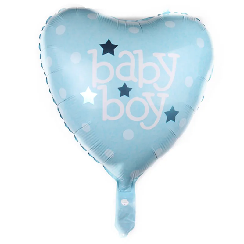G13 18-дюймовый Baby Shower Пол раскрыть Фольга воздушный шар Дети 1st День рождения Фольга воздушные шары для мальчиков и девочек, в первую очередь предметы для украшения дня рождения - Цвет: G13