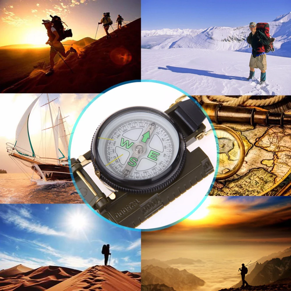

Camping Survival Compass Multifunction Waterproof Military Compass Geological Digital Compass Outdoor Tools tactical watch
