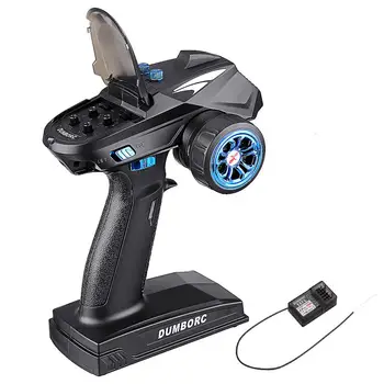 

DumboRC X6 RC Transmitter 2.4G 6CH with X6FG Receiver Accessory for JJRC Q65 MN-90 Rc Car Boat Tank RC Vehicle Model Toy Parts