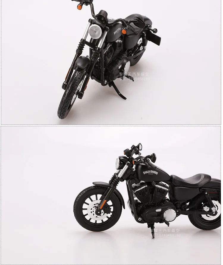 Maisto 1: 12 Harley крутой парень большой скольжения Road King мотоцикл литья под давлением модель сплава модель игрушки коллекция