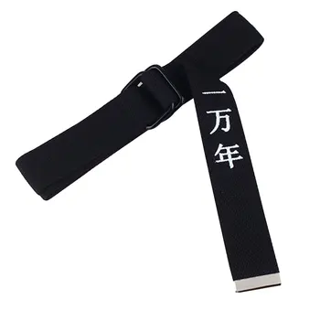 

New Style Belt Canvas Nylon Student Unisex Chinese Characters Personality Text Double Buckle Canvas Belt