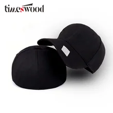 Гибкая бейсболка с регулируемым размером из спандекса, повседневная Закрытая Кепка, мужская и женская кепка, кепка для папы, черная модная крутая шапка